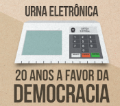 urna eletrônica. 20 anos a favor da democracia